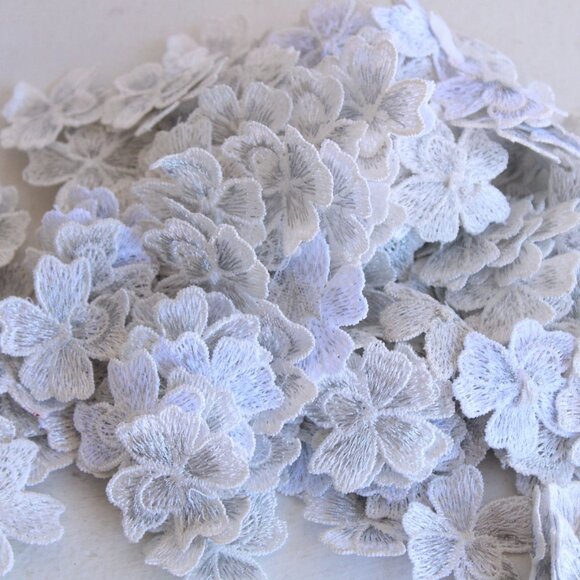 Source Unknown Silver and Purple Decorative Appliques - Picture 4 of 10